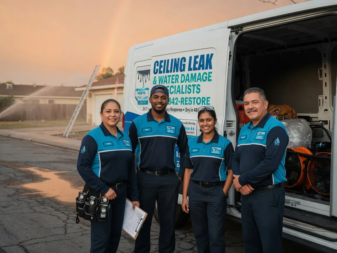 Ceiling Leak Cleanup company in Bremond, TX